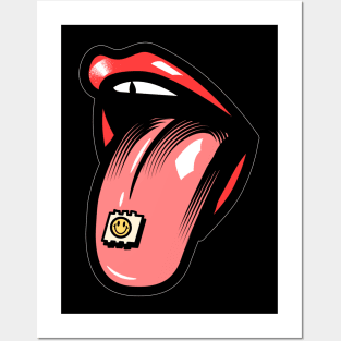 Urban Lips Smiley Face Unapologetic OFFICIAL Posters and Art